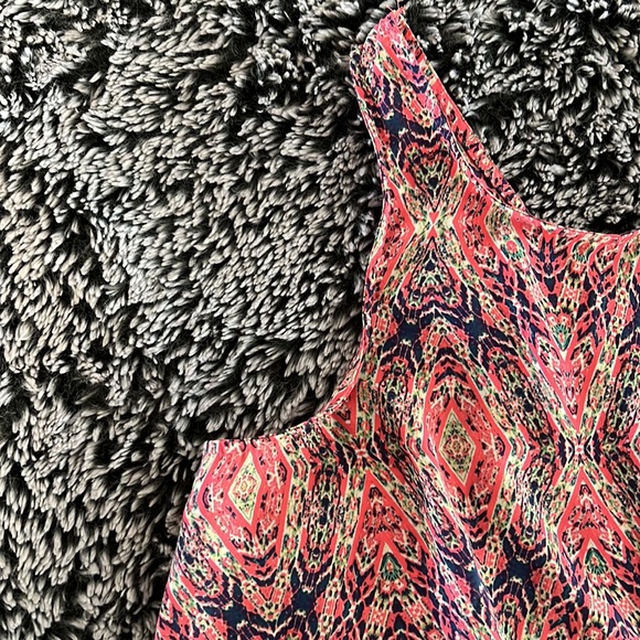 Patterned Pink and Purple Blouse - Picture 3 of 6